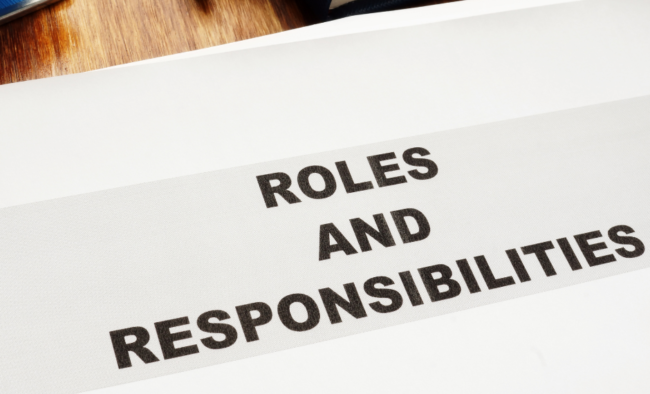 Responsibility of DR